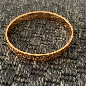 Kate Spade rose gold bangle bracelet
